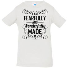 Load image into Gallery viewer, I AM FEARFULLY AND WONDERFULLY MADE Infant Jersey T-Shirt