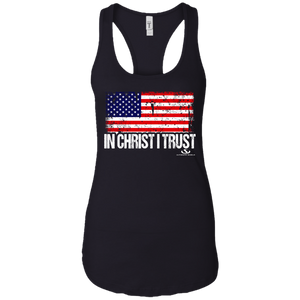 IN Christ I trust Ladies Ideal Racerback Tank