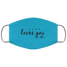 Load image into Gallery viewer, JESUS LOVES YOU Face Mask