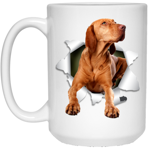 VIZSLA 3D 15 oz. White Mug