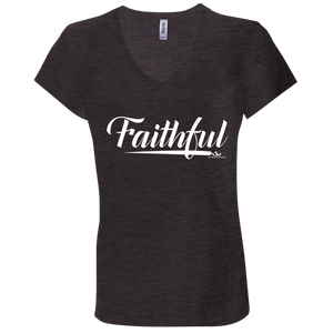 FAITHFUL Ladies' Jersey V-Neck T-Shirt