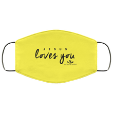 Load image into Gallery viewer, JESUS LOVES YOU Face Mask