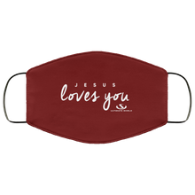 Load image into Gallery viewer, JESUS LOVES YOU Face Mask
