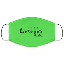 Load image into Gallery viewer, JESUS LOVES YOU Face Mask