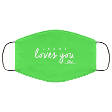 Load image into Gallery viewer, JESUS LOVES YOU Face Mask