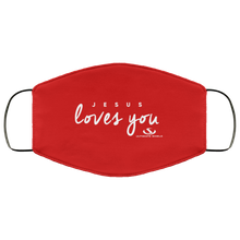 Load image into Gallery viewer, JESUS LOVES YOU Face Mask