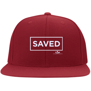 SAVED Flat Bill Twill Flexfit Cap