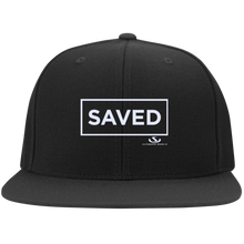 Load image into Gallery viewer, SAVED Flat Bill Twill Flexfit Cap