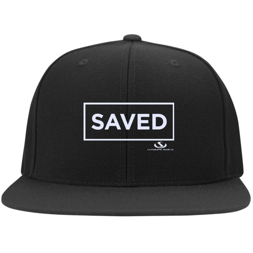 SAVED Flat Bill Twill Flexfit Cap