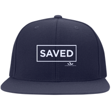 Load image into Gallery viewer, SAVED Flat Bill Twill Flexfit Cap
