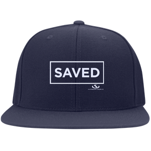 SAVED Flat Bill Twill Flexfit Cap