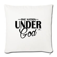 Load image into Gallery viewer, ONE NATION UNDER GOD Throw Pillow Cover 17.5” x 17.5”
