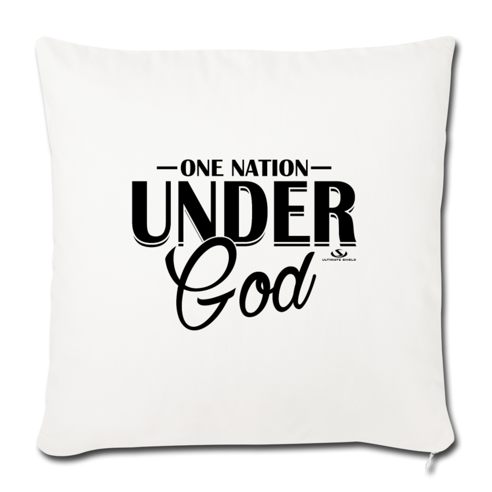 ONE NATION UNDER GOD Throw Pillow Cover 17.5” x 17.5”