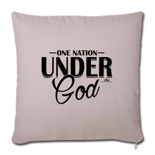 Load image into Gallery viewer, ONE NATION UNDER GOD Throw Pillow Cover 17.5” x 17.5”