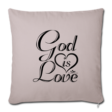 Load image into Gallery viewer, GOD IS LOVE Throw Pillow Cover 17.5” x 17.5”